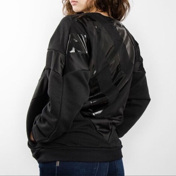 Adidas Black Archive Sweater Sweatshirt - Picture 2 of 5